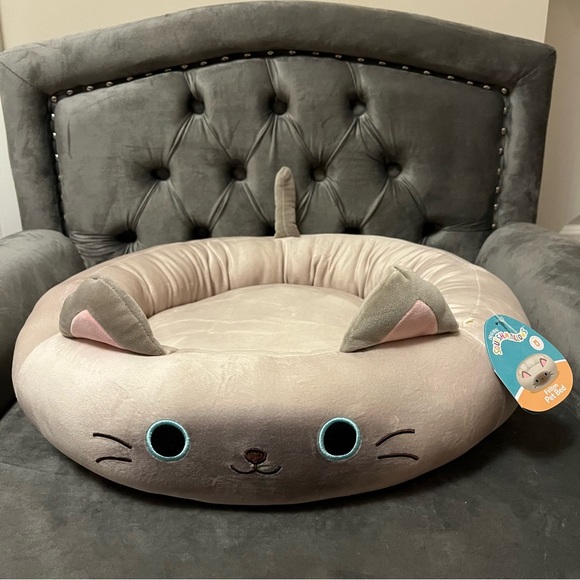 Squishmallows Dog Squishmallow Felton Pet Bed Siamese Cat Dog Cat 8